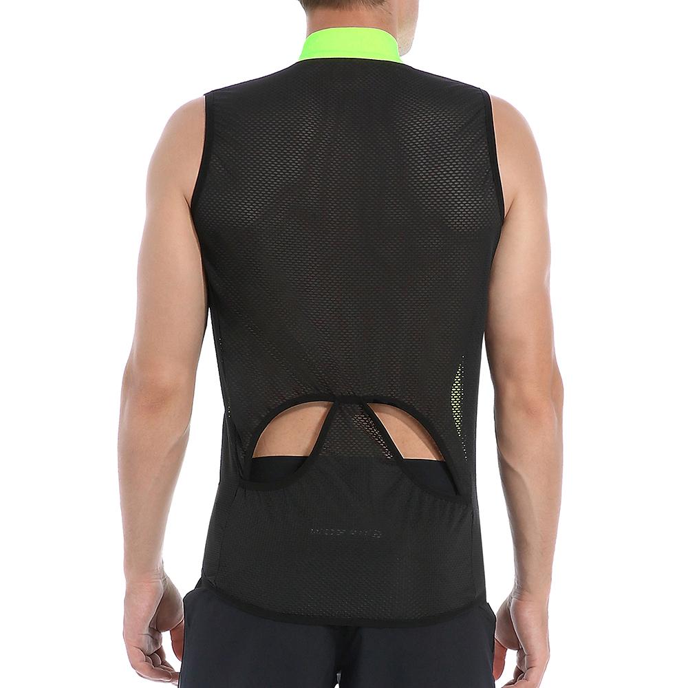 Cycling Vest Men's Reflective Sleeveless Jersey MTB Road Bike Breathable Bicycle Tops Gilet