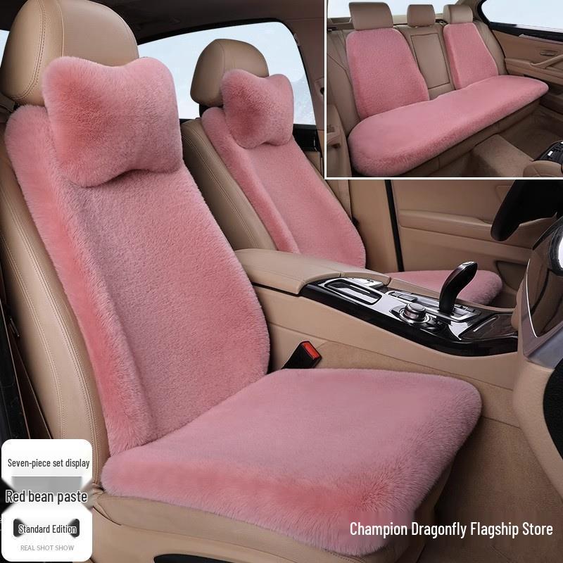 Плюшевая зимняя подушка на сиденье автомобиля для Volkswagen Jetta, Bora, Lavida, Sagitar, Santana, Passat