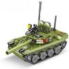 Military Main Battle Tank Vehicles WW2 Army Soldier Figures Building Blocks Kids Toys for Children Boy