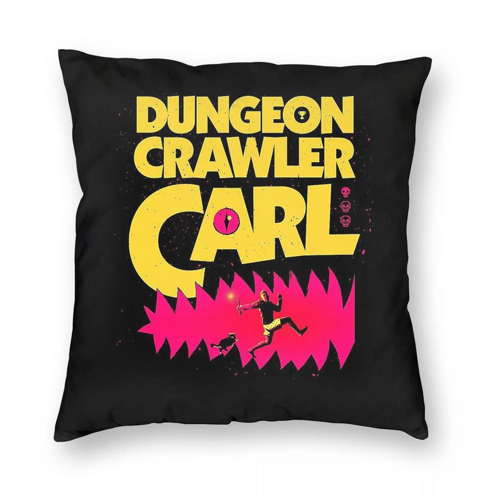 Dungeon Crawler Carl Square Pillowcase Polyester Linen Velvet Pattern Zip Decorative Pillow Case Car Cushion Cover