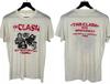 Перепечатка 1981 года Футболка с принтом группы The Clash, двусторонняя, размеры S-5XL FH452