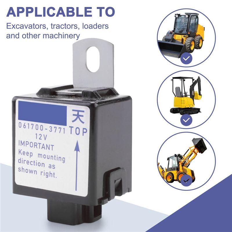 Портативный реле-соленоид остановки экскаватора Для Kubota 061700-3770 061700-3771 061700-3760