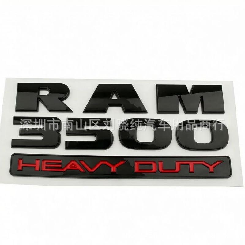Подходит для Dodge RAM 1500/2500/3500 Пикап Heavy Duty: Модифицированная эмблема автомобиля Наклейка на боковое крыло