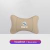 For BMW M X1 X2 X3 X4 X5 X6 X7 F39 G42 G26 F01 F02 F30 F10 E70 E30 E87 E61 G30 Valve Car Seat Headrest Auto Logo Neck Pillow SU5