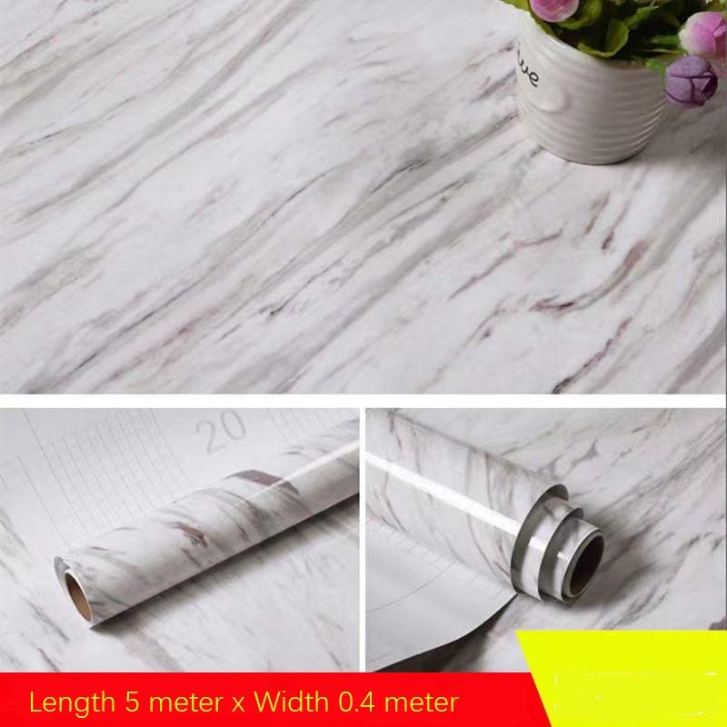 5-метровые 3D мраморные обои и обои Наклейки на стены ПВХ Винил Водонепроницаемые 3D самоклеящиеся обои для настенного стола Гостиная Домашний декор