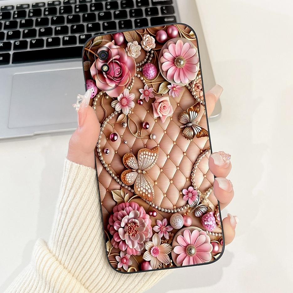 Чехол для Xiaomi Redmi 9A Роскошные Цветы Конфетная Раскраска Обложка 6.53'' Мягкий Силиконовый Чехол для Телефона Для Redmi 9AT 9A Redmi9A Fundas Capa