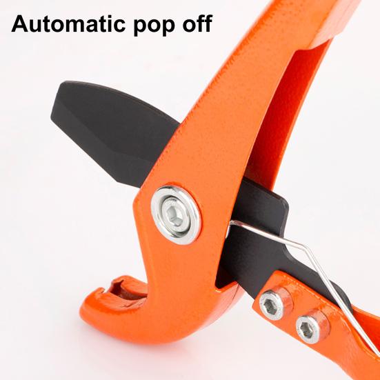 Ножницы для труб, ручка из ПВХ, регулируемый острый, экономичный, автоматический замок, трещотка, многофункциональный резак для шлангов из алюминиевого сплава, сантехник