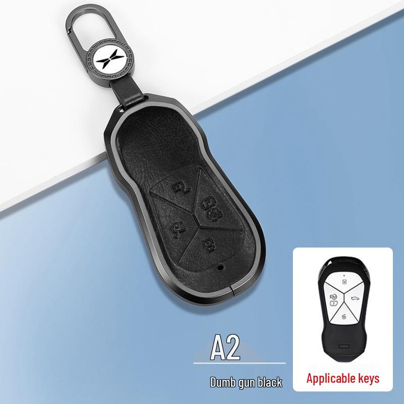 Compatible with XPeng P7i, G6, G9, P5, G3i key case - Premium Protective Shell with Buckle.
