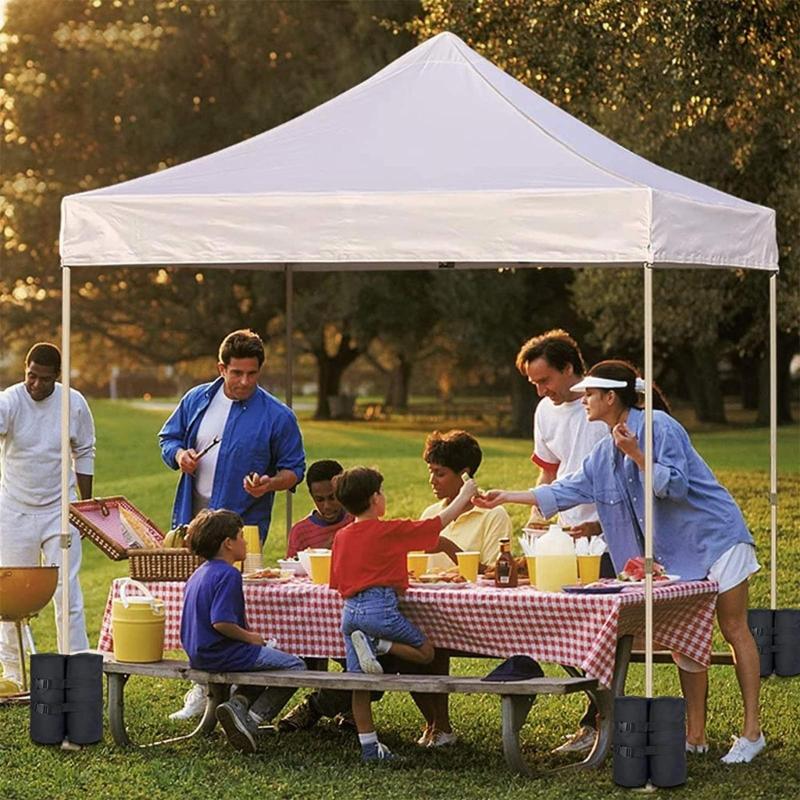 Набор грузов для навеса из 4 штук, Песочные мешки для ножек навеса, Грузы для ножек палатки, Сверхпрочные грузы-песочницы для основания зонта