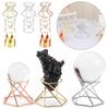 Magic Sphere Photography Lensball Sphere Stone Base Collection Display Stand Crystal Ball Holder