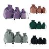 3pcs Velvet Storage Bag Tarot Card Dice, Drawstring Holder, Jewelry Pouch for Board Game Game Cards Storage