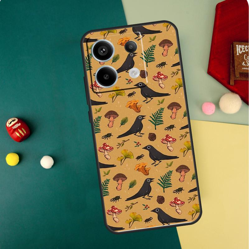 Mushroom Forest Case For Xiaomi Redmi Note 13 14 12 11 10 15 Pro Plus Redmi 13 15 14C 13C 15C 10C 12C Funda