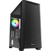 Корпус Sharkoon Mid Tower для ПК M30 RGB-сетчатая передняя панель Боковая панель из закаленного стекла Совместимость со стандартами 1 x 120 мм PWM x 120 мм ARGB вентилятор Стандартный