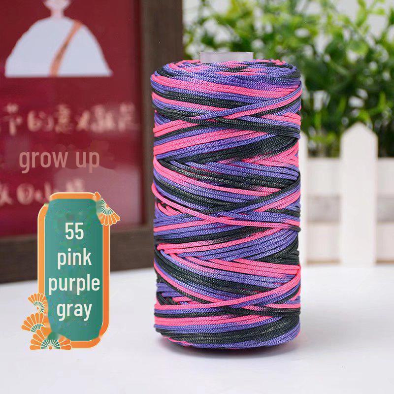 Экологичная конопляная пряжа для вязания крючком летних шляп, сумок и сандалий