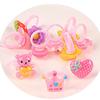 10Pcs Children'S Cartoon Princess Rings Candy Animal Bow Shape Ring