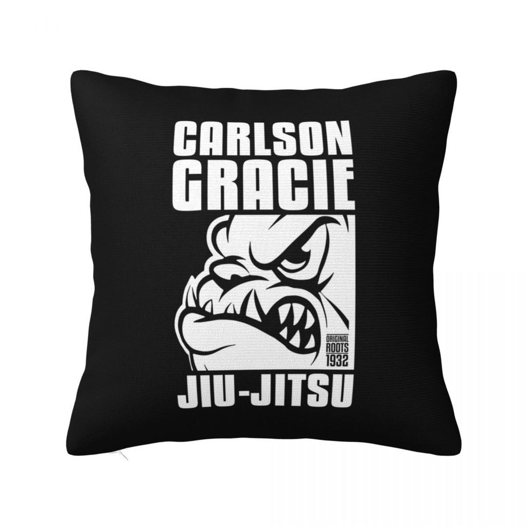 Carlson Gracie Логотип Команда Джиу-Джитсу Квадратная Наволочка Чехол для Подушки Наволочка Чехол для Декоративной Подушки для Дома Спальни Автомобиля