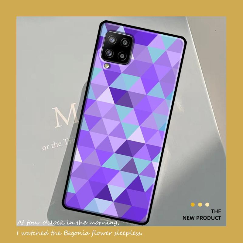 Геометрический абстрактный кристаллический чехол для Samsung Galaxy A54 A34 A52 A32 A22 A12 A13 A14 A23 A33 A53 A73 A51 A71 крышка