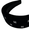 Chanel Повязка на голову с логотипом Женские аксессуары Черный AAB663-B22962-U5943