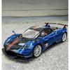 1/18 Pagani Huayra BC Alloy Sports Model Diecast Metal Racing Car Vehicles Model Collection Sound Light Simulation Kids Toy Gift