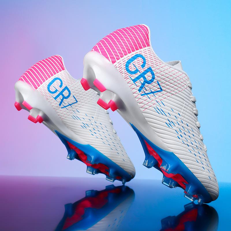 Новые мужские профессиональные футбольные бутсы, футбольные кроссовки, сверхлегкие, дышащие, унисекс, для матчей и тренировок, шипы для травы, нескользящие для футзала в помещении