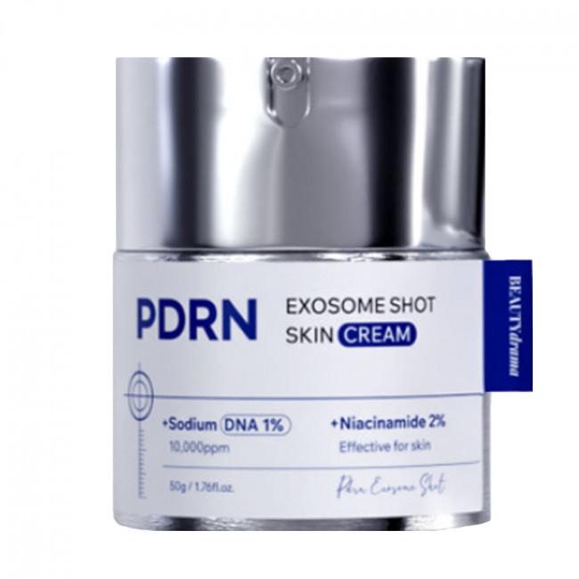 BEAUTYDRAMA PDRN Экзосомальный Уход Крем для Кожи 50г / Регенерирующий, Увлажняющий, Корейская Косметика, Kbeauty