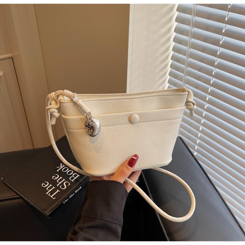Простая повседневная модная сумка-мессенджер из овчины, трендовая универсальная сумочка премиум-класса, легкая наплечная сумка