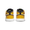 Детские кроссовки Air Jordan 1 Mid ALT TD Taxi Желтый Черный Белый AR6352-701