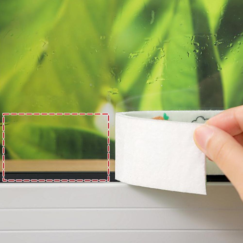 2 Rolls Window Anti-Condensation Strips Absorb Water Glass Water Absorb Sticker Keep Dry Window Condensation Absorbent Strips