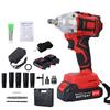 Cordless Impact Wrench 520N.m High Torque Electric Wrench with 2 X 1500mAh Batteries Brushless Motor Electric Impact Wrench