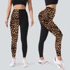Pocket Style High-Waisted Yoga Pants Women's Leopard Print Fitness High-Stretch Butt-Lifting Sports Leggings
