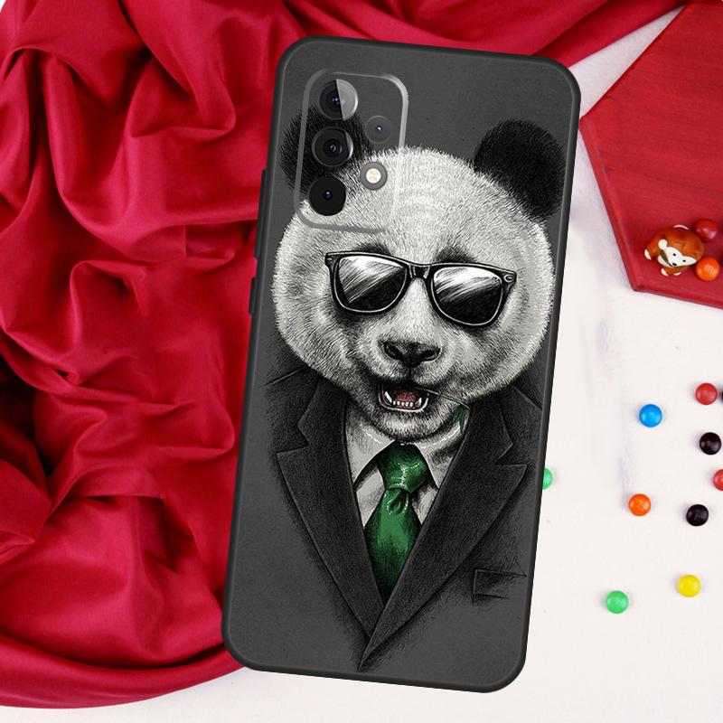Мультяшный Милый Медведь Панда Для Samsung Galaxy A15 A55 A53 A33 A35 A22 A32 A52 A54 A34 A14 A56 A36 A26 A16 A05 A06 Чехол