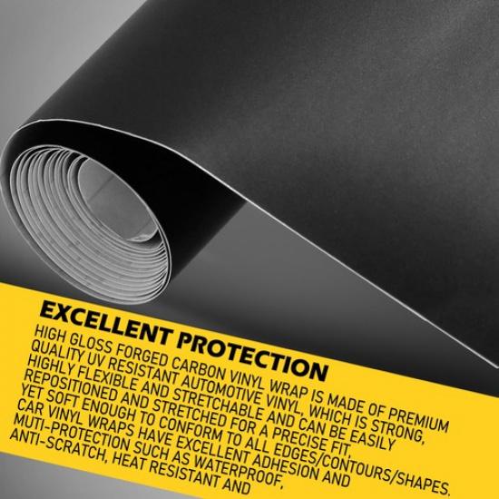 Autoparts Matte Vinyl Wrap Car Sticker Decal Film Bubble Free 150cm*30cm EOA
