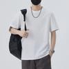 Short-sleeved Men's Solid Color Loose Top T-shirt In Spring Versatile Half-sleeved Body