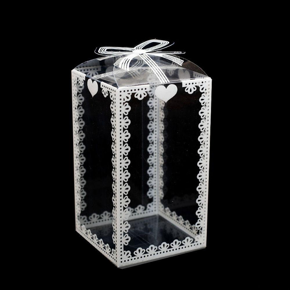 Прозрачная коробка для упаковки торта, шоколадная подарочная упаковочная коробка, свадебные подарочные коробки, коробка для конфет