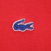 Lacoste Винтажная футболка-поло 70-х годов с биркой в виде катушки, однотонная, с коротким рукавом, красная, мужская, б/у