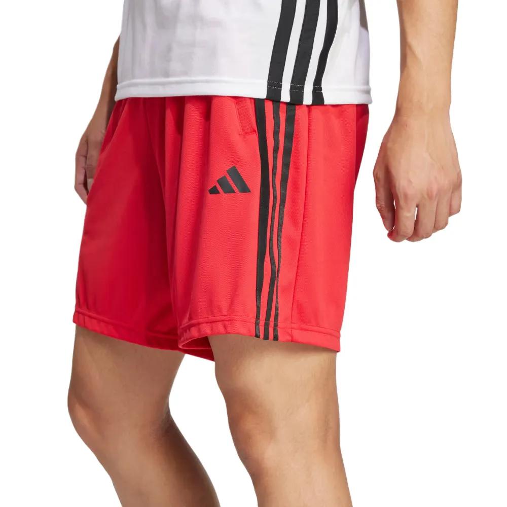 Adidas Free Shipping AdiClub Train Piqué 3 Stripes Training Shorts (Unisex) Sports Shorts 23173360 | Ruby Red