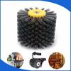 Red Silicon Carbide Abrasive Wire Drawing Wheel with Sisal and Horsehair