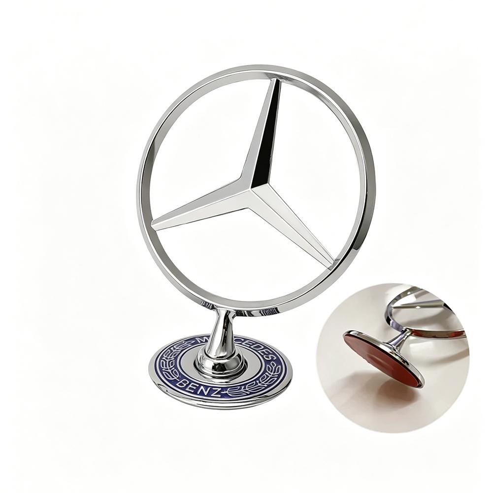 1 шт. Декор-логотип на капот автомобиля для Mercedes-Benz GLC X253 X254 C-Class W205 W206 A-Class W177 GLA E-Class W213 W212 GLE W167 W16 BM1