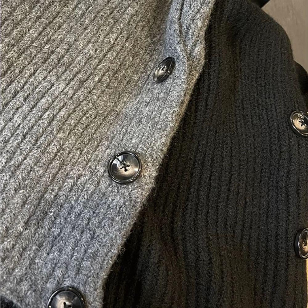 Soft Cross Scarf Knitted Neck Warmer Winter Warm Neckerchief Wrap  Women