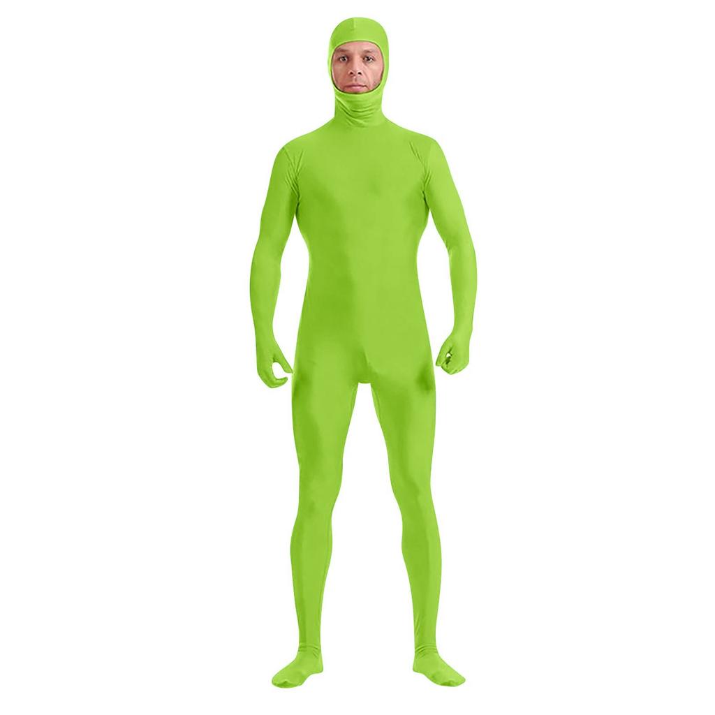 Zentai Suit Cosplay Leotard Full Bodysuits Green Screen Suit Halloween Costumes