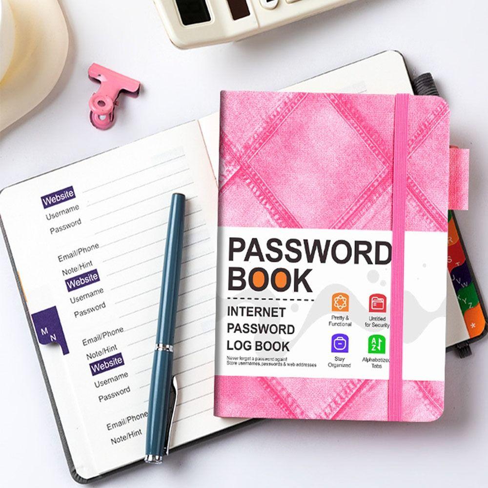To Record Internet Logins Password Organizer Address Book Password Keeper Notebook For Seniors