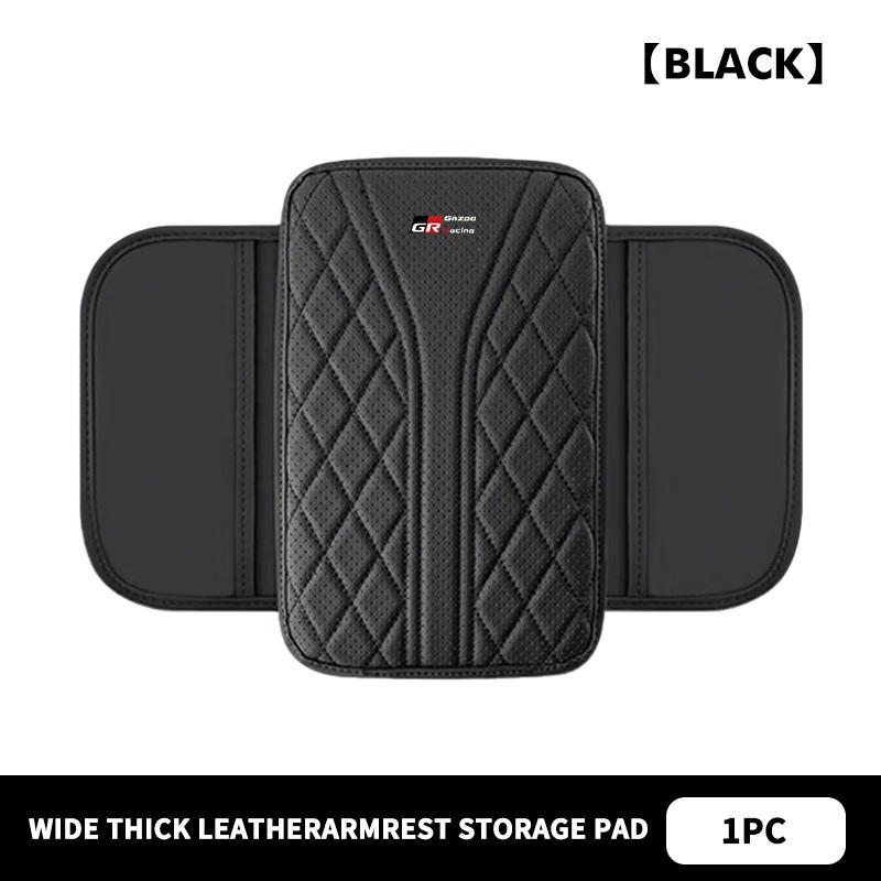 For Toyota Car Armrest Box Pad Leather Armrest Mat Auto Storage Accessories GR Sport Camry Prius Auris Crown Yaris Corolla CHR