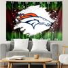 Гобелен с логотипом Denver Broncos для эстетичной спальни, классной комнаты, настенное панно для гостиной, общежития, офиса, идеальный креативный подарок