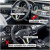 Для Mercedes Benz ABCE GlA GLK Class W176 W246 W204 W207 W218 W212 рулевое колесо автомобиля декоративная рамка отделка аксессуары