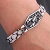 Fashion Men Stainless Steel Scorpion Motorcycle Chain Bangle Bracelet Wristband ARI