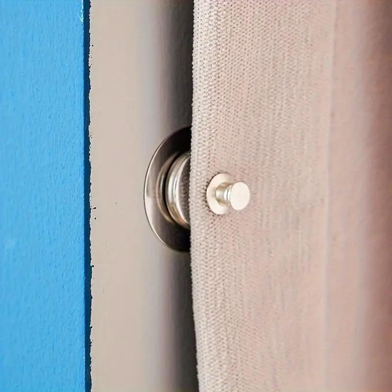 2 шт. фиксаторов зазоров для штор, магнитные пряжки-застежки на обоих концах края занавески для душа, настенные крючки-зажимы по бокам для предотвращения утечки света