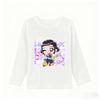 K-Pop Истребители Демонов Футболки с длинным рукавом для девочек Кавайные мультяшные топы с принтом Детские повседневные футболки Осенняя детская одежда