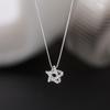 Star Necklace Fashionable Zircon Necklace for Women Exquisite Jewelry Gift