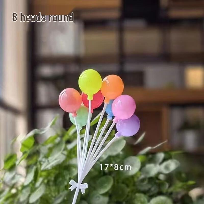 Набор топперов для торта ZISIZ Macaron Bear Balloon