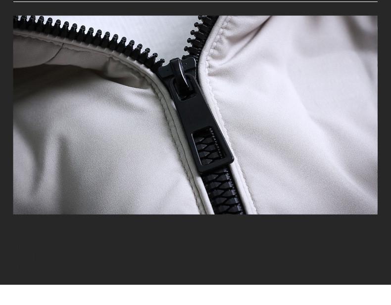 Мужская теплая хлопковая куртка со стойкой - Повседневный корейский стиль для осени/зимы